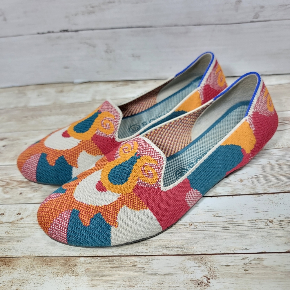 Rothy’s Moroccan Amber Loafer Flats Retired Pattern Rare! W US 10